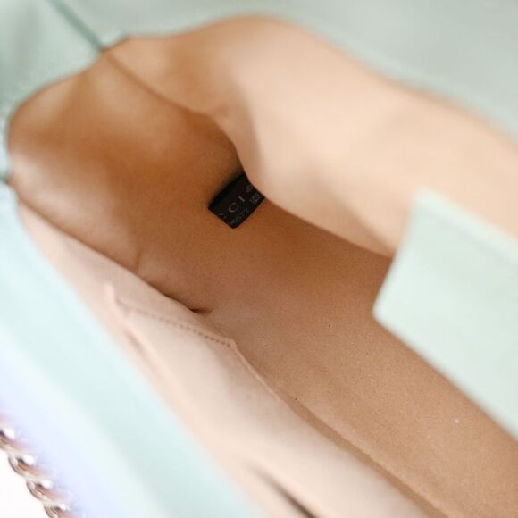 Gucci Gg Marmont Top Handle Bag Leather Multicolour Leather Bag (Pre-Owned) - Picture 14 of 15